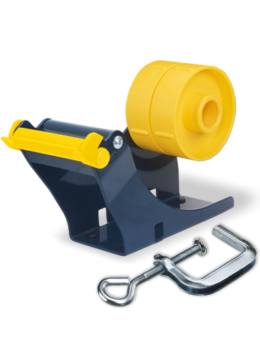 Tapedispenser til 50 mm pakketape. Fastgøres på bord.